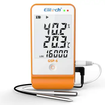 Elitech GSP-6 Temperature and Humidity Data Logger Recorder 16000 Points Refrigeration Cold Chain
Elitech GSP-6 Temperature and Humidity Data Logger Recorder 16000 Points Refrigeration Cold Chain