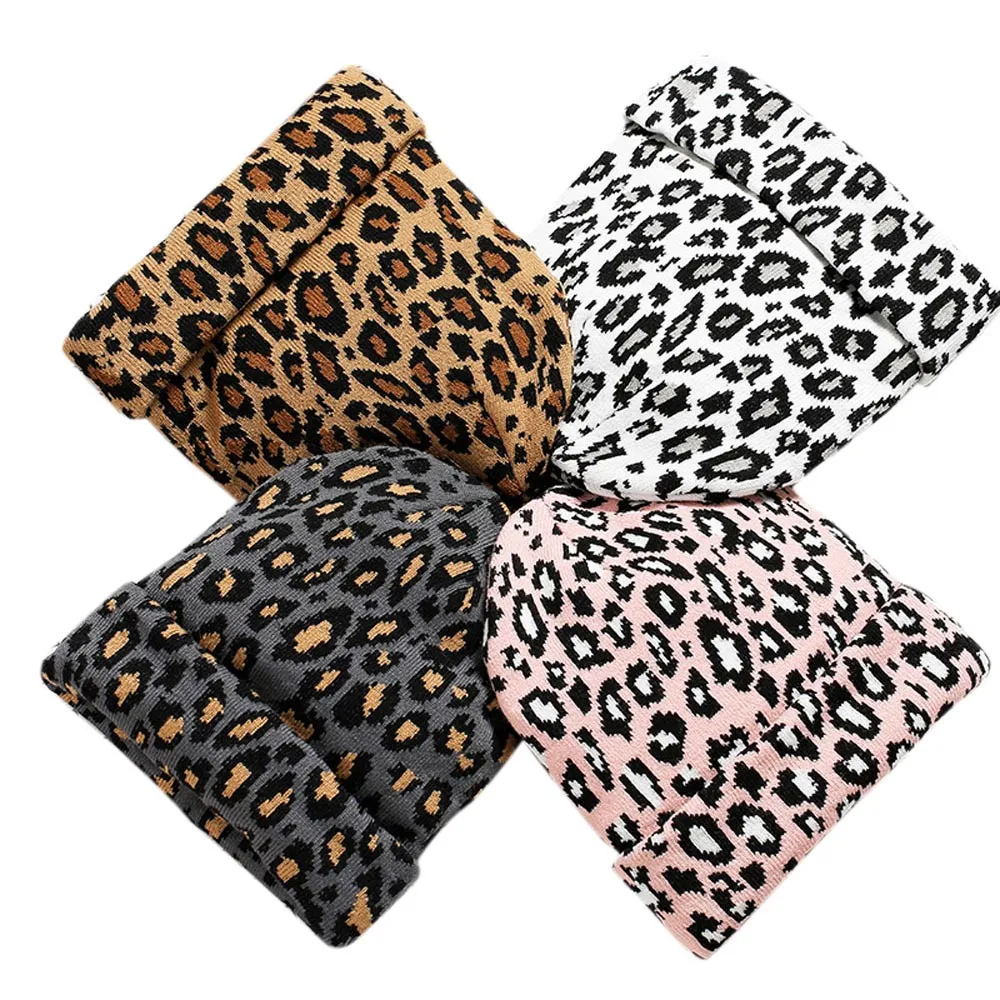 Fashion Leopard Crochet Hat Printed Boys Girls Cotton Flat Caps For Men Women Warm Skullies Beanies Female Winter Cap Outdoor
Fashion Leopard Crochet Hat Printed Boys Girls Cotton Flat Caps For Men Women Warm Skullies Beanies Female Winter Cap Outdoor