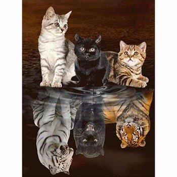 5D diy round Diamond Painting Cross Stitch Diamond Embroidery kits Three Cute Kittens Diamond Mosaic home Decorative drill
5D diy round Diamond Painting Cross Stitch Diamond Embroidery kits Three Cute Kittens Diamond Mosaic home Decorative drill