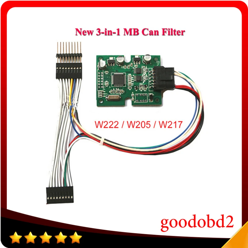MB CAN Filter 3 in 1 for W222/W217/W205 (For New Benz S / C series) New Instrument Filter MB CAN Blocker for Benz
MB CAN Filter 3 in 1 for W222/W217/W205 (For New Benz S / C series) New Instrument Filter MB CAN Blocker for Benz