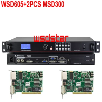 WsdStar WSD605+2PCS MSD300 Input DVI/HDMI/VGA/CVBS 2048*640 1920*1080 Support PIP & POP LED rental screen video processor
WsdStar WSD605+2PCS MSD300 Input DVI/HDMI/VGA/CVBS 2048*640 1920*1080 Support PIP & POP LED rental screen video processor