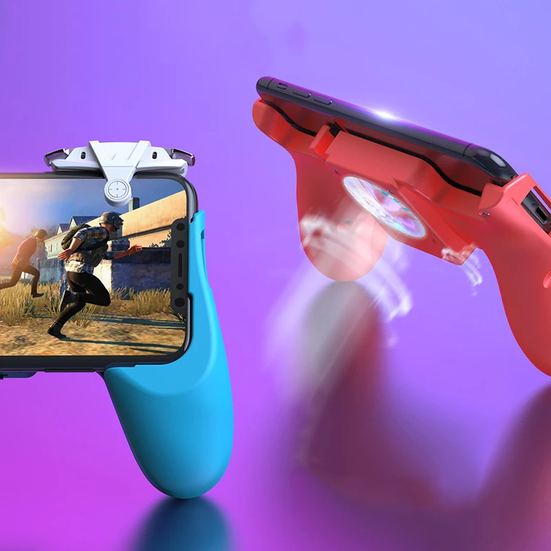 Free fire joystick for Cell Phone Game Gamepad Dzhostik Pubg Trigger Game Pad handle for PUBG Mobile controller with cooling fan
Free fire joystick for Cell Phone Game Gamepad Dzhostik Pubg Trigger Game Pad handle for PUBG Mobile controller with cooling fan