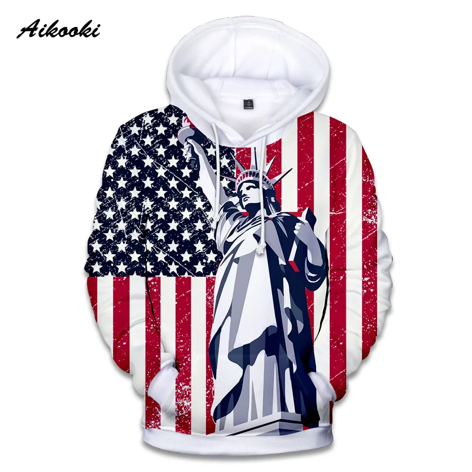 Aikooki USA Flag Landmarks Statue Of Liberty Hoodies Men/Women Sweatshirts Hooded 3D Print Autumn Winter Cotton Hoody Polluvers
Aikooki USA Flag Landmarks Statue Of Liberty Hoodies Men/Women Sweatshirts Hooded 3D Print Autumn Winter Cotton Hoody Polluvers