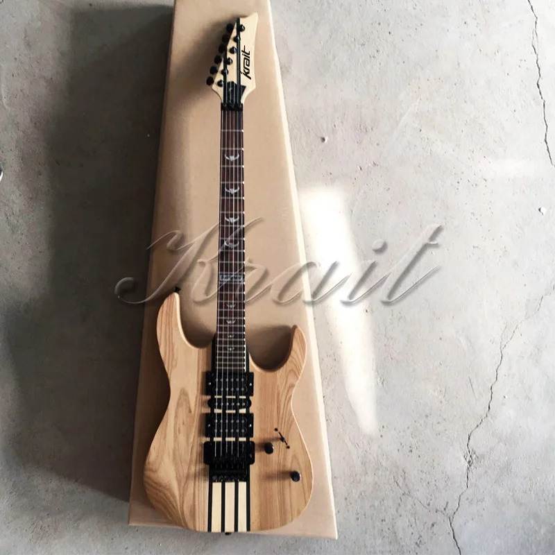 Krait Factory 6 string electric guitar neck through the body guitar ash wood free shipping Matt finish
Krait Factory 6 string electric guitar neck through the body guitar ash wood free shipping Matt finish