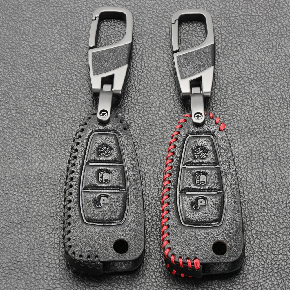 Fashion Men Keychain 3 Button Leather Car Key Case Fob Key Cover For Ford Focus C-Max Mondeo Kuga Fiesta Car Key Shell
Fashion Men Keychain 3 Button Leather Car Key Case Fob Key Cover For Ford Focus C-Max Mondeo Kuga Fiesta Car Key Shell