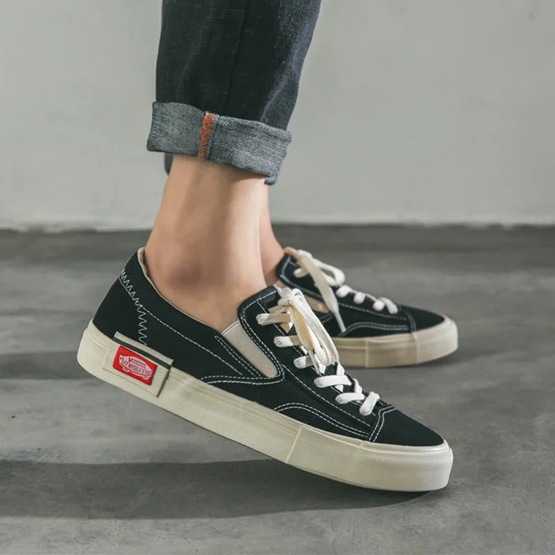 Korean version of street shooting retro canvas shoes students Korean version of the wild trend flat bottom shoes casual shoes
Korean version of street shooting retro canvas shoes students Korean version of the wild trend flat bottom shoes casual shoes