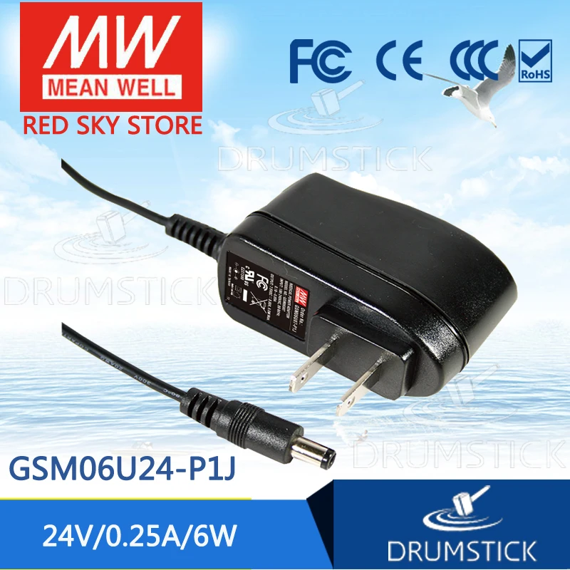 Advantages MEAN WELL GSM06U24-P1J 24V 0.25A meanwell GSM06U 24V 6W AC-DC High Reliability Medical Adaptor
Advantages MEAN WELL GSM06U24-P1J 24V 0.25A meanwell GSM06U 24V 6W AC-DC High Reliability Medical Adaptor