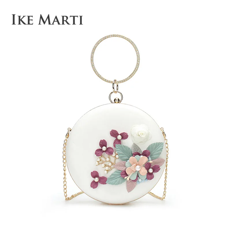 IKE MARTI Evening Bags Clutches Luxury Purse Handbag Pink Elegant Flower Party Wedding Chain Round Crossbody Bag for Women 2019
IKE MARTI Evening Bags Clutches Luxury Purse Handbag Pink Elegant Flower Party Wedding Chain Round Crossbody Bag for Women 2019