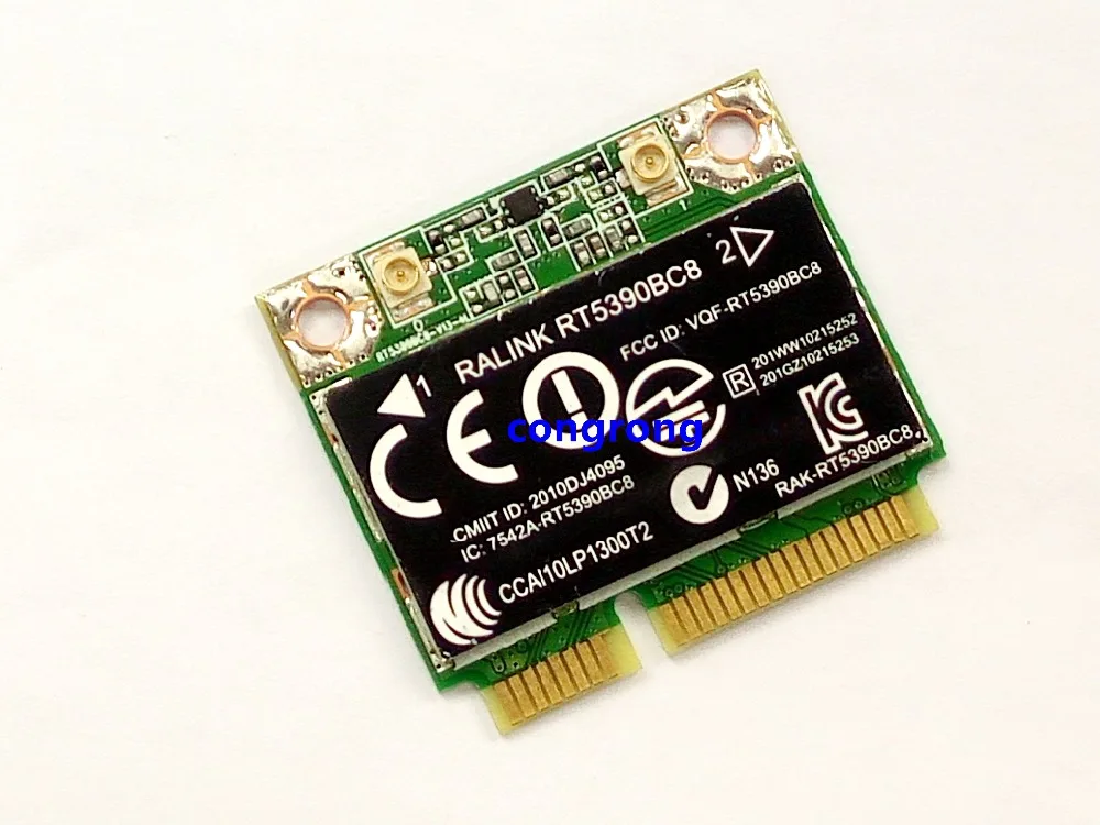 Wireless card WiFi Bluetooth3.0 For Ralink RT5390BC8 half Mini PCI-E 802.11b/g/n For Hp DM1 DV4 DV7 G4 G6 G7 SPS:630705-001
Wireless card WiFi Bluetooth3.0 For Ralink RT5390BC8 half Mini PCI-E 802.11b/g/n For Hp DM1 DV4 DV7 G4 G6 G7 SPS:630705-001