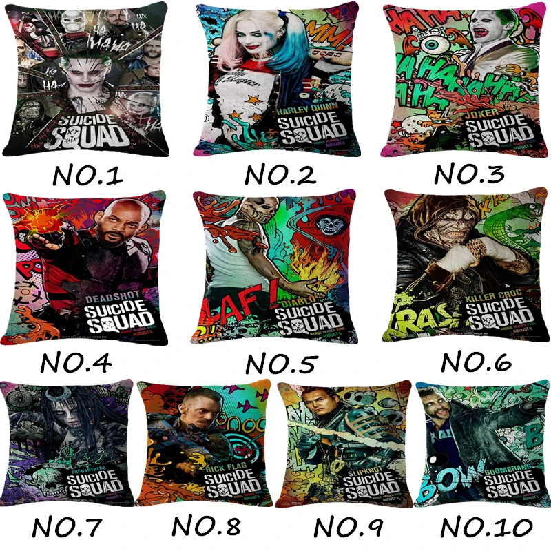 The New movie Suicide Squad The Joker Cushions Linen Cushion Cover Modern Style Throw Pillow For Living Room Bed Room
The New movie Suicide Squad The Joker Cushions Linen Cushion Cover Modern Style Throw Pillow For Living Room Bed Room
