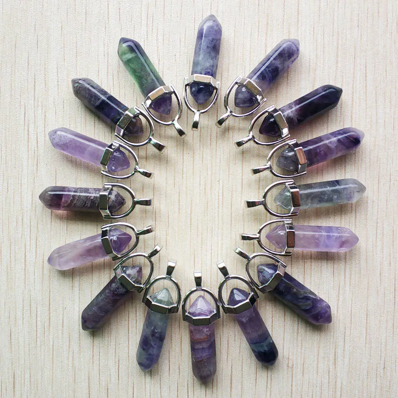 2019 Fashion natural fluorite pillar shape charms point Chakra pendants for jewelry making 12pcs/lot Wholesale free shipping
2019 Fashion natural fluorite pillar shape charms point Chakra pendants for jewelry making 12pcs/lot Wholesale free shipping