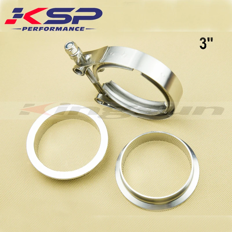 Kingsun 3'' sus 304 Stainless Steel V Band Clamp Kit With Two Normal V Band Flange Professional For Turbo/Exhaust Downpipes
Kingsun 3'' sus 304 Stainless Steel V Band Clamp Kit With Two Normal V Band Flange Professional For Turbo/Exhaust Downpipes