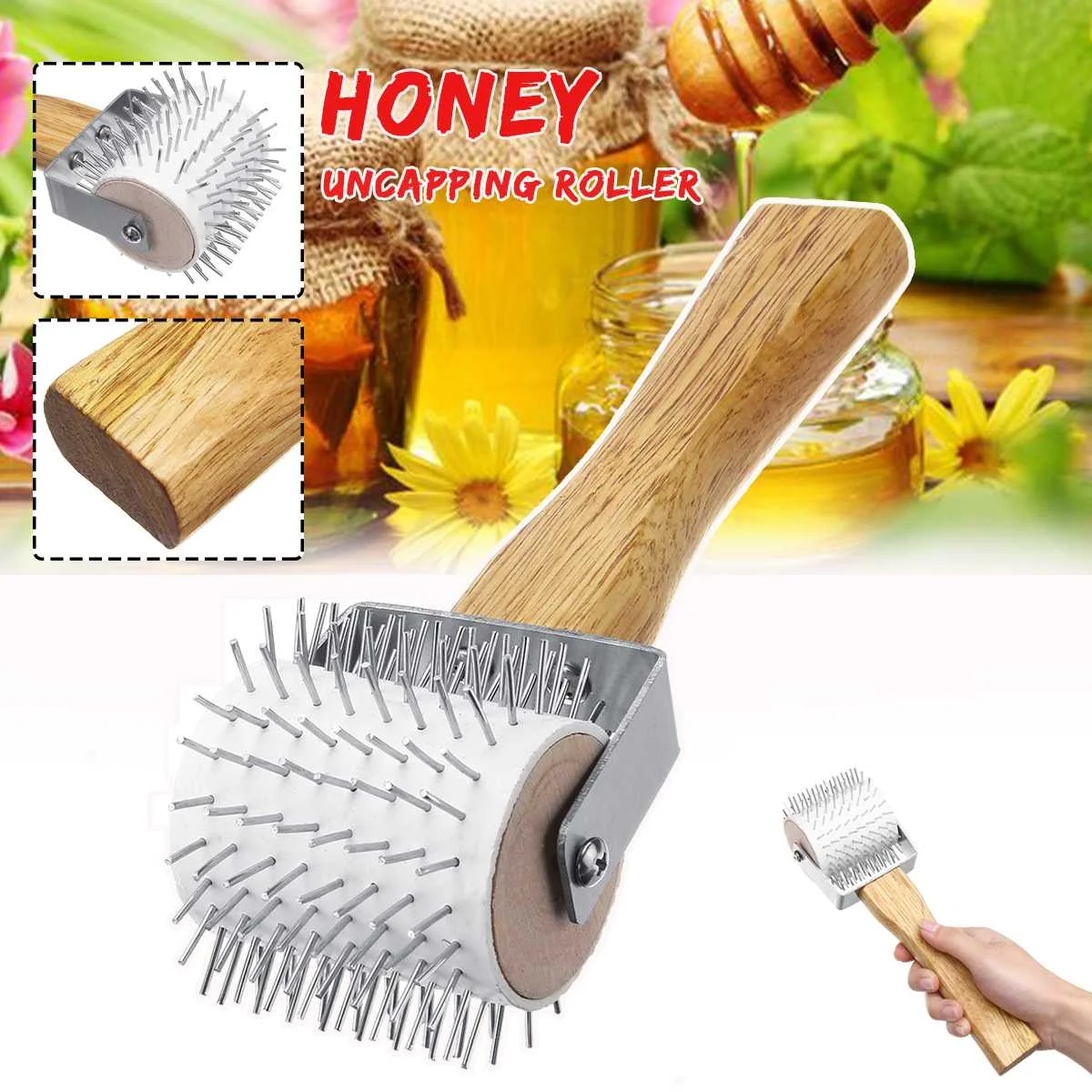 Beekeeping Tool Honey Uncapping Roller Extracting Needle Roller Bee Comb Propolis Collector Beekeeping Equipment
Beekeeping Tool Honey Uncapping Roller Extracting Needle Roller Bee Comb Propolis Collector Beekeeping Equipment