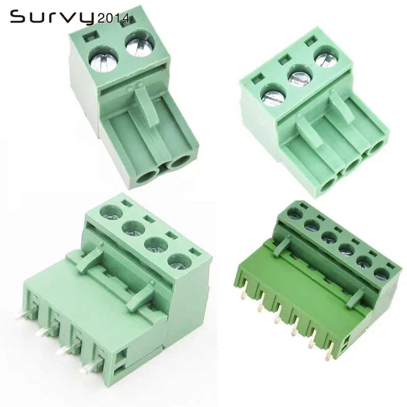 10PCS/Lot 2P 3P 4P 6P KF2EDGK Kit Pluggable Terminal Block Connector 
10PCS/Lot 2P 3P 4P 6P KF2EDGK Kit Pluggable Terminal Block Connector