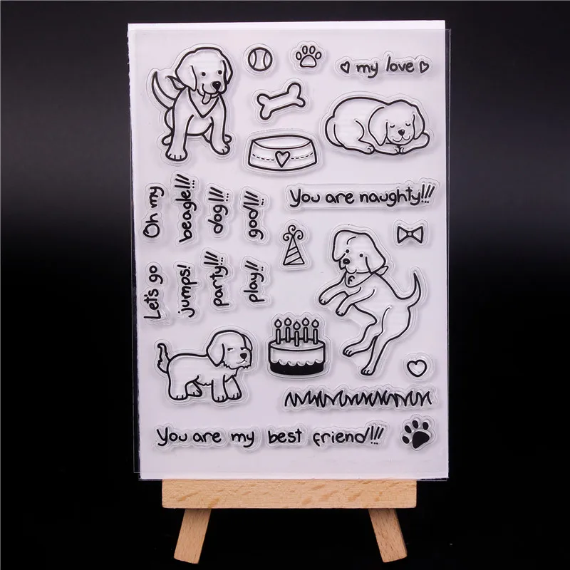 Dog Transparent Clear Silicone Stamp/Seal for DIY scrapbooking/photo album Decorative clear stamps
Dog Transparent Clear Silicone Stamp/Seal for DIY scrapbooking/photo album Decorative clear stamps