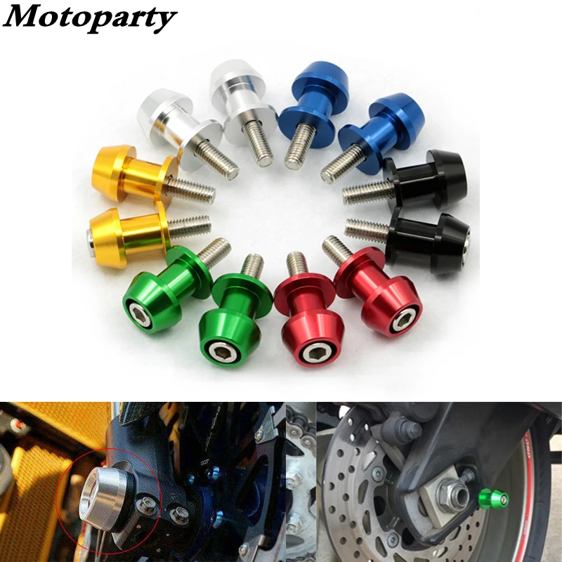 2PCS Universal 6mm/8mm/10mm Swingarm Spools Sliders Stand Screws for Honda For Kawasaki KTM For Suzuki For KTM For Ducati
2PCS Universal 6mm/8mm/10mm Swingarm Spools Sliders Stand Screws for Honda For Kawasaki KTM For Suzuki For KTM For Ducati