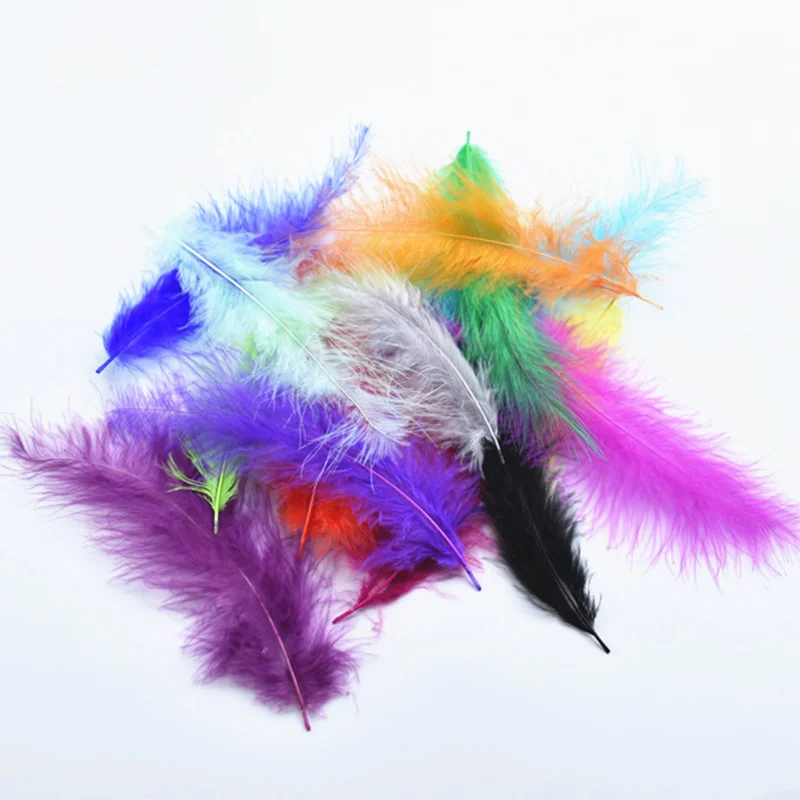 New wholesale 500Pcs/Lot 10-15CM 4-6'' Fluffy Turkey Marabou feather DIY Wedding Decoration Plumes and feathers for crafts Party
New wholesale 500Pcs/Lot 10-15CM 4-6'' Fluffy Turkey Marabou feather DIY Wedding Decoration Plumes and feathers for crafts Party