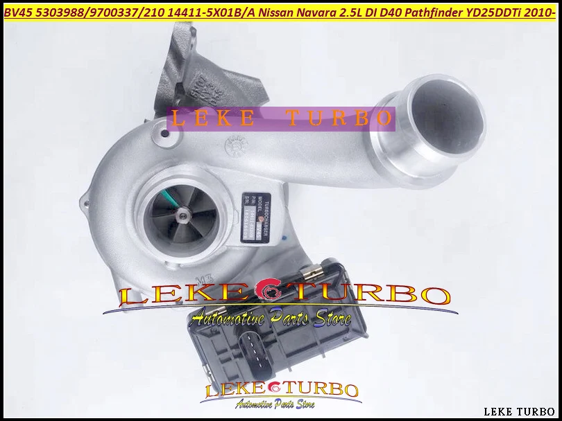 Turbo BV45 53039880210 53039880182 53039880337 14411-5X01A 14411-5X01B For Nissan Navara Pathfinder YD25DDTI 2.5L DCI 2010-2012
Turbo BV45 53039880210 53039880182 53039880337 14411-5X01A 14411-5X01B For Nissan Navara Pathfinder YD25DDTI 2.5L DCI 2010-2012