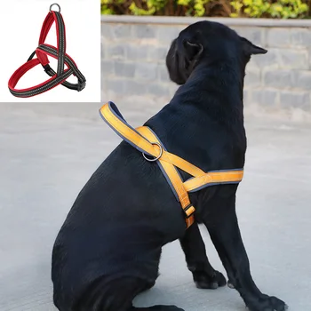 Reflective large Dog Harness Vest pet Lead Diving cloth Padded dog chest strap with Handle pull Harnesses for Medium big dogs
Reflective large Dog Harness Vest pet Lead Diving cloth Padded dog chest strap with Handle pull Harnesses for Medium big dogs