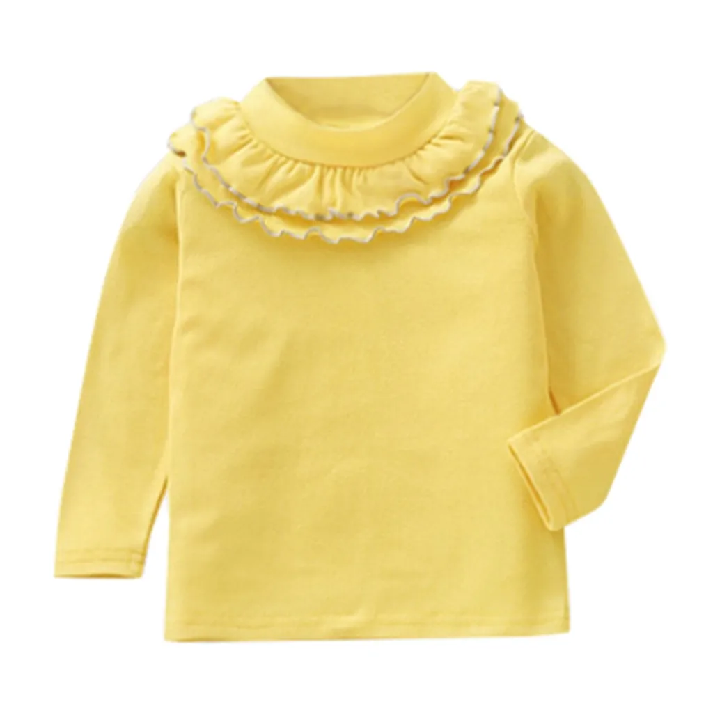 Baby T Shirt Todder Kids Baby Girls Solid Tops Ruffles Base Shirt T Shirt Clothes Tops Fashion Casual Tops
Baby T Shirt Todder Kids Baby Girls Solid Tops Ruffles Base Shirt T Shirt Clothes Tops Fashion Casual Tops