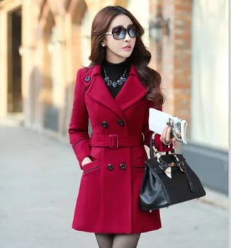 Large Size Woman Adjustable Waist Jackets Slim Turn-down Collar Double Breasted Female Coat Solid Korean Style Outerwear DY56
Large Size Woman Adjustable Waist Jackets Slim Turn-down Collar Double Breasted Female Coat Solid Korean Style Outerwear DY56
