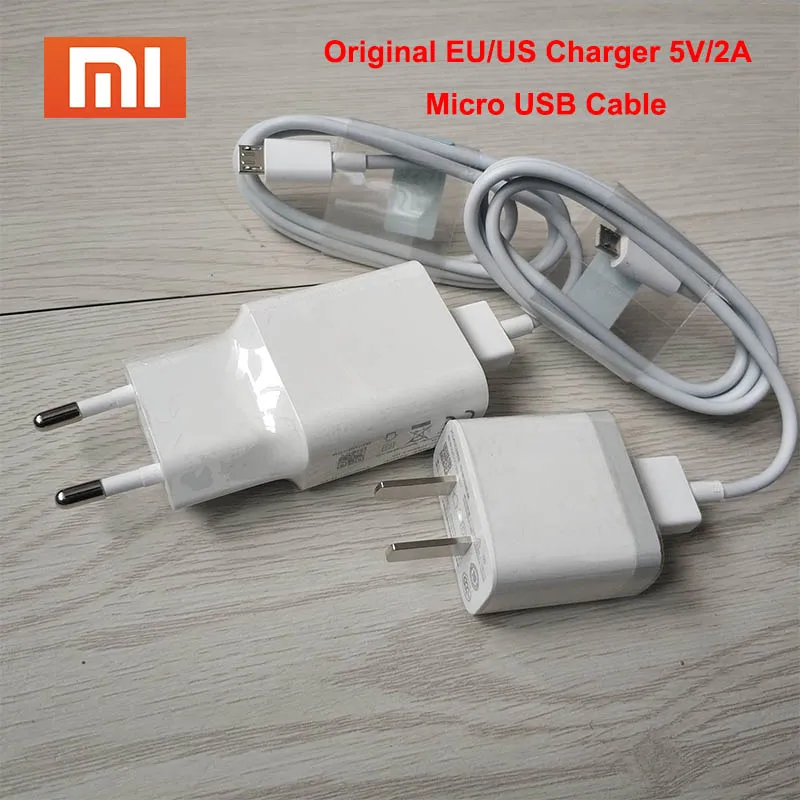 Original XIAOMI Charger EU/US 5V 2A Adapter, Micro USB Cable for Xiaomi 4 3 MAX Xiaomi Redmi 4X 4A 5A 5 Plus Note 4 4X 4A 5 5A
Original XIAOMI Charger EU/US 5V 2A Adapter, Micro USB Cable for Xiaomi 4 3 MAX Xiaomi Redmi 4X 4A 5A 5 Plus Note 4 4X 4A 5 5A