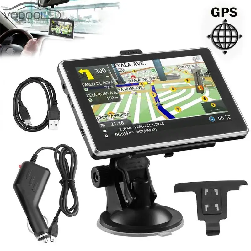 5" Touch Screen 8GB Auto Car Navigation GPS Navigator FM AV-IN SAT NAV Video Audio Player FM Transmitter with Map
5" Touch Screen 8GB Auto Car Navigation GPS Navigator FM AV-IN SAT NAV Video Audio Player FM Transmitter with Map