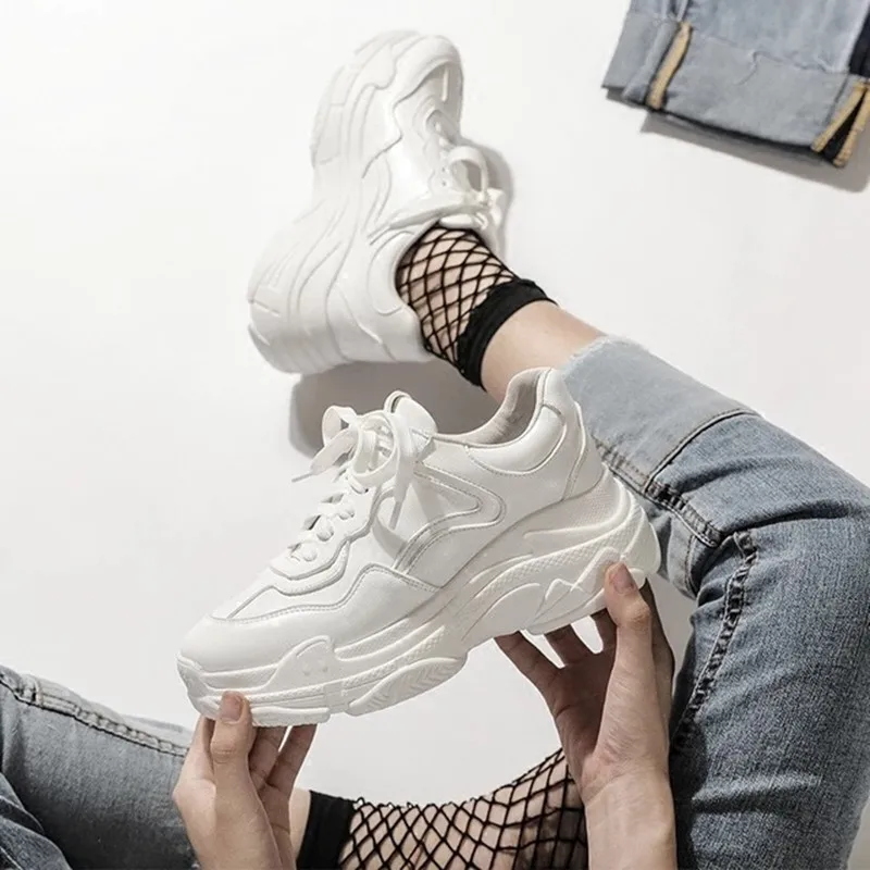 NAUSK 2019 New Summer White Mesh Women Sneakers Fashion Thick Bottom Womens Platform Sneakers Casual Shoes Zapatos De Mujer
NAUSK 2019 New Summer White Mesh Women Sneakers Fashion Thick Bottom Womens Platform Sneakers Casual Shoes Zapatos De Mujer