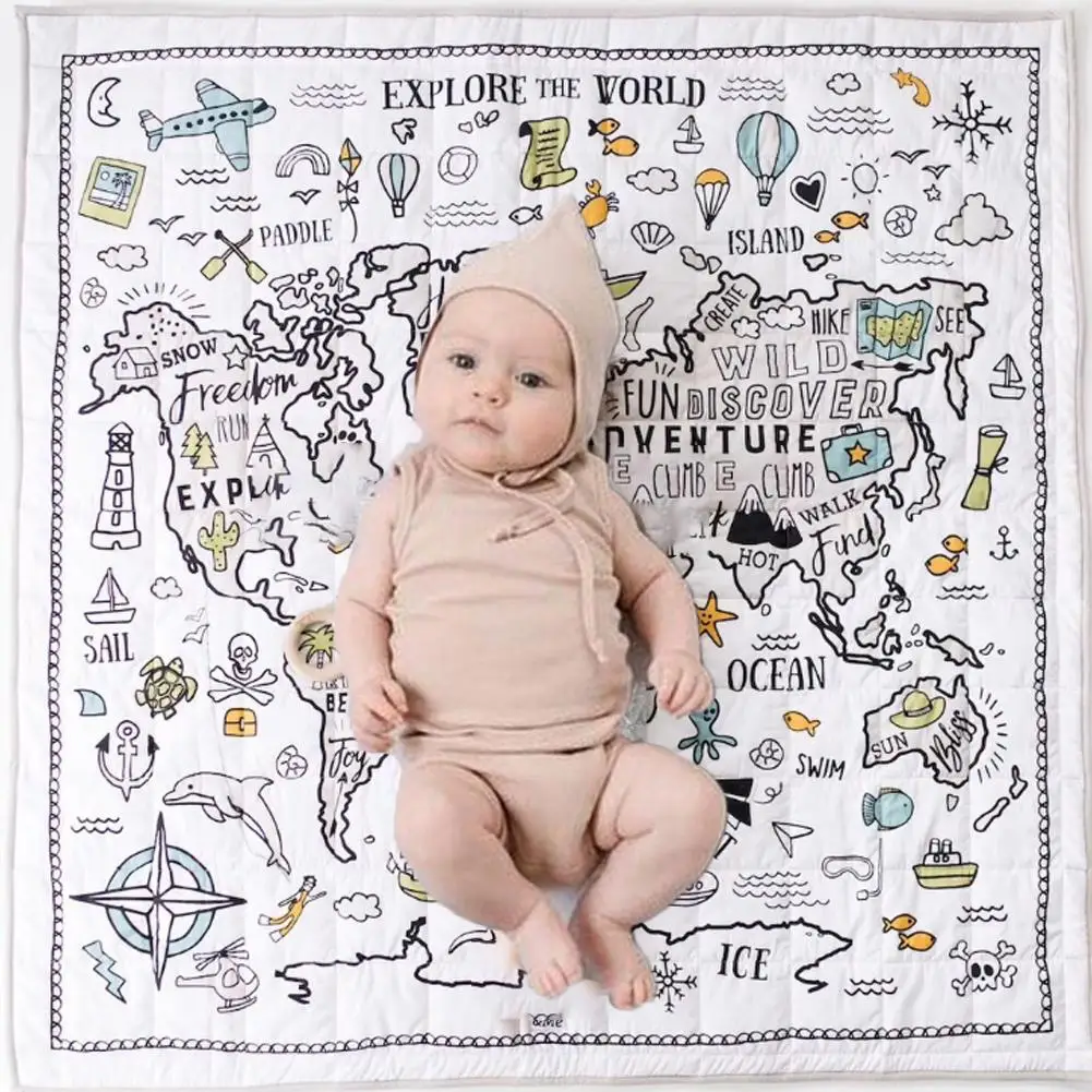 Baby Crawling Mat Cute Giraffe Playing Carpet Children Bedroom Decor Living Room Rugs Game Pad Blanket In Stock |