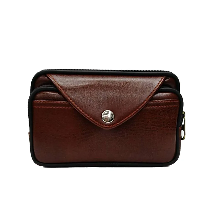 Men Waist Packs Mobile Phone Bag Button Wearing A Belt Waist Bags Fashion Portable Cross Section Work Package Coin Pocket
Men Waist Packs Mobile Phone Bag Button Wearing A Belt Waist Bags Fashion Portable Cross Section Work Package Coin Pocket