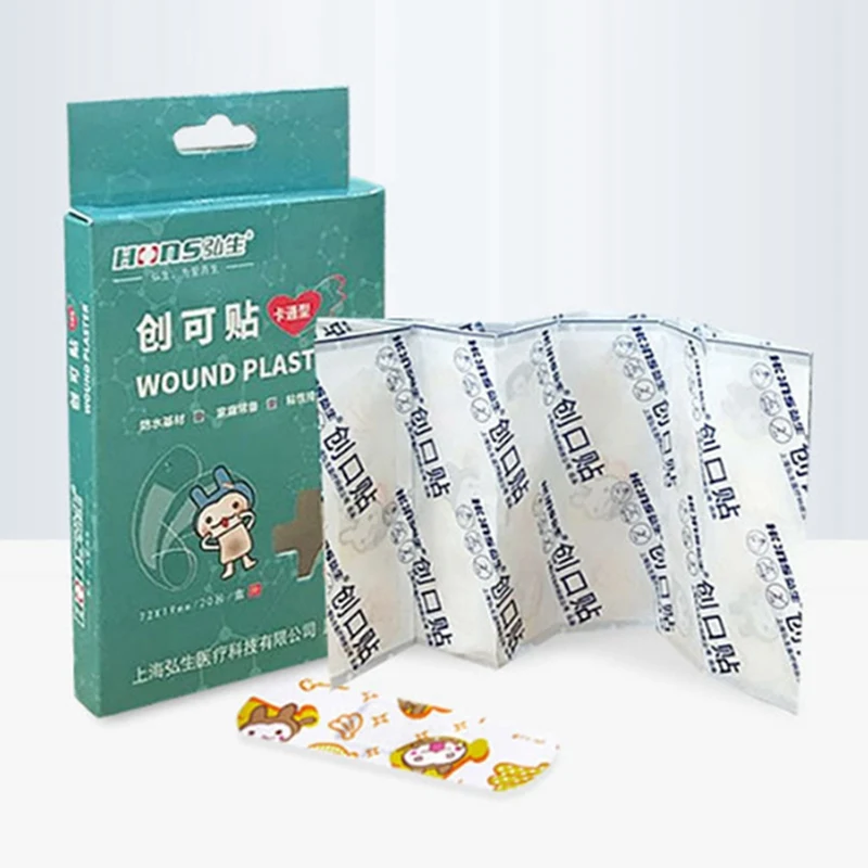 20pcs Cartoon Bandages Band-Aids Waterproof Adhesive Bandages Hemostasis Band aid Sterile Stickers Wound Plaster First Aid Kids
20pcs Cartoon Bandages Band-Aids Waterproof Adhesive Bandages Hemostasis Band aid Sterile Stickers Wound Plaster First Aid Kids