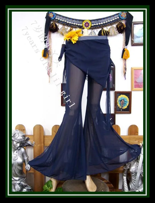 Belly dance pants Transparent thin Tribal Belly Dance flare Pants with mini skirt CB157-164
Belly dance pants Transparent thin Tribal Belly Dance flare Pants with mini skirt CB157-164