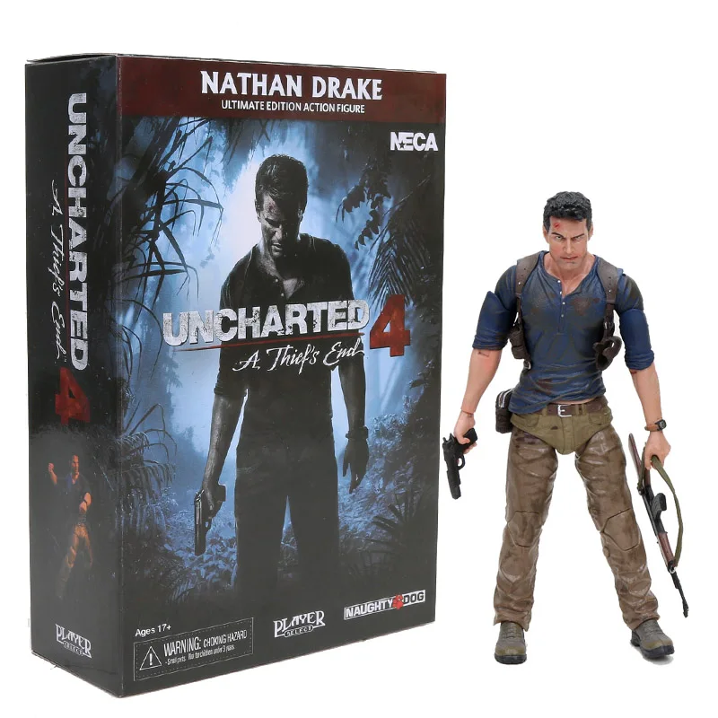 

7" 18cm NECA Uncharted 4 A thief's end NATHAN DRAKE Ultimate Edition PVC Action Figure Collectible Model Toy