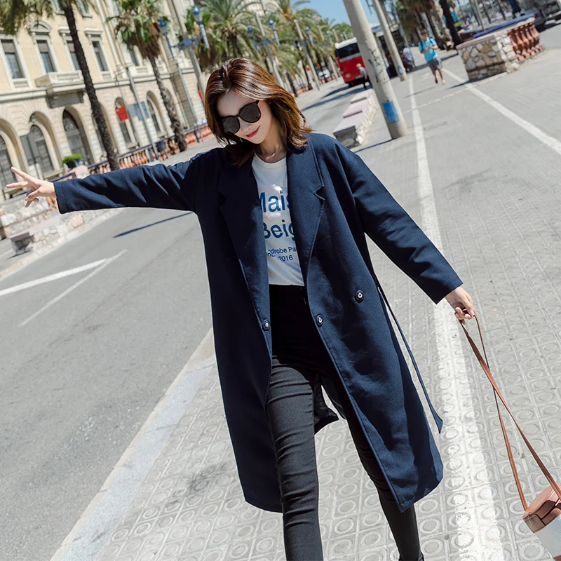 New Spring Autumn Women Fsahion Elegant Casaco Feminino Slim Long Sleeve A-line Trench Coat Casual Long Overcoat
New Spring Autumn Women Fsahion Elegant Casaco Feminino Slim Long Sleeve A-line Trench Coat Casual Long Overcoat