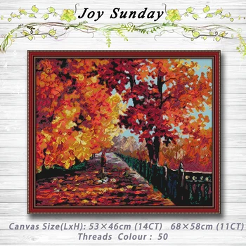 Red leaves forest scenery decor painting 14CT 11CT counted cross stitch kits embroidery sets Needlework Sets Home decor
Red leaves forest scenery decor painting 14CT 11CT counted cross stitch kits embroidery sets Needlework Sets Home decor