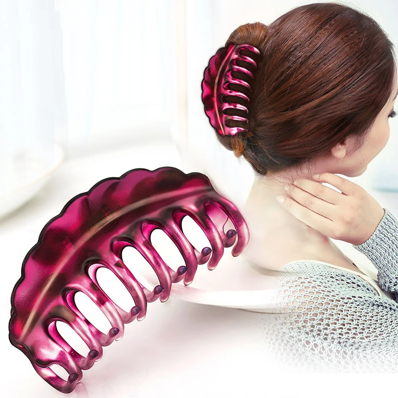 Women Hair Claw Hair Crab Retro Moon Shape Hair Clips Make UP Hair Accessories Large Size Hairpin Accessories Hairclip Anti-fall
Women Hair Claw Hair Crab Retro Moon Shape Hair Clips Make UP Hair Accessories Large Size Hairpin Accessories Hairclip Anti-fall
