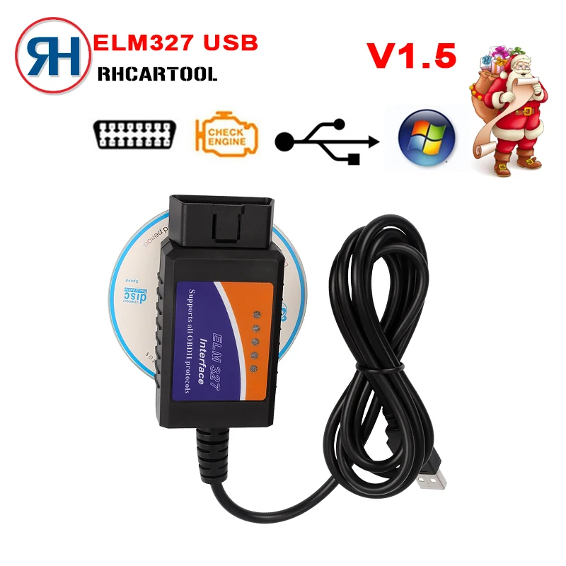 OBD2 ELM327 USB Bluetooth V1.5 Car Diagnostic USB Cable Interface Support All OBD2 Protocols For Windows ELM 327 USB OBD Scanner
OBD2 ELM327 USB Bluetooth V1.5 Car Diagnostic USB Cable Interface Support All OBD2 Protocols For Windows ELM 327 USB OBD Scanner