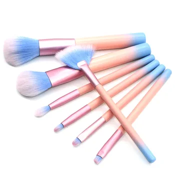 7pcs Professional Makeup Brushes Set Pink Blue Wooden Handle High Quality Foundation Blending Cosmetic Beauty Make Up Tools
7pcs Professional Makeup Brushes Set Pink Blue Wooden Handle High Quality Foundation Blending Cosmetic Beauty Make Up Tools