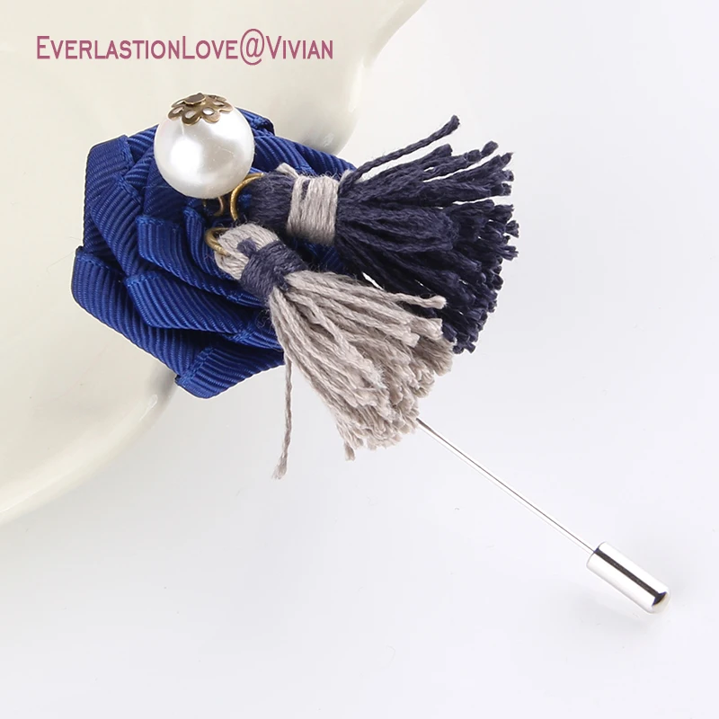 ELLV Fashion Women Tassels flower Brooch accessories Vintage Imitation pearl brooches Fabric rose Brooch pins for man decoration
ELLV Fashion Women Tassels flower Brooch accessories Vintage Imitation pearl brooches Fabric rose Brooch pins for man decoration