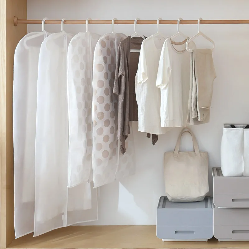 Transparent Storage Bags Cover Clothes Protector Garment Suit Coat Dust Cover Protector Dustproof Storage Bag Organization 65602
Transparent Storage Bags Cover Clothes Protector Garment Suit Coat Dust Cover Protector Dustproof Storage Bag Organization 65602