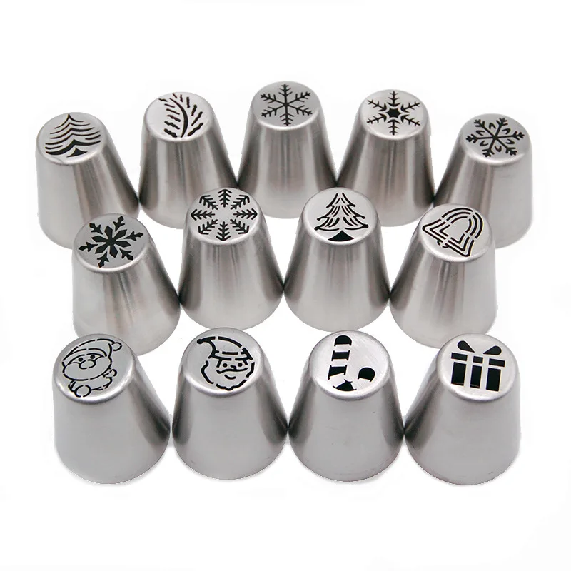 SDR Icing Piping Tips Christmas Tree Special Russian Leaf Nozzle Bakeware Cupcake Cake Decorating Pastry Baking Tools
SDR Icing Piping Tips Christmas Tree Special Russian Leaf Nozzle Bakeware Cupcake Cake Decorating Pastry Baking Tools