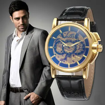 Winner Skeleton Gold Watch Retro Designer Rectangle Black Leather Men Casual Watch Luxury Brand Automatic Mechanical Watch Auto
Winner Skeleton Gold Watch Retro Designer Rectangle Black Leather Men Casual Watch Luxury Brand Automatic Mechanical Watch Auto