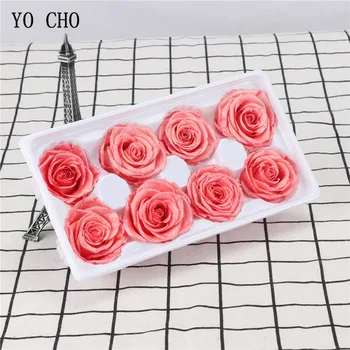 YO CHO Preserved Fresh Flowers 8 Heads Preserved Rose Flowers Golden Rim Immortal Rose Gift Box Valentine's Day Anniversary Gift
YO CHO Preserved Fresh Flowers 8 Heads Preserved Rose Flowers Golden Rim Immortal Rose Gift Box Valentine's Day Anniversary Gift