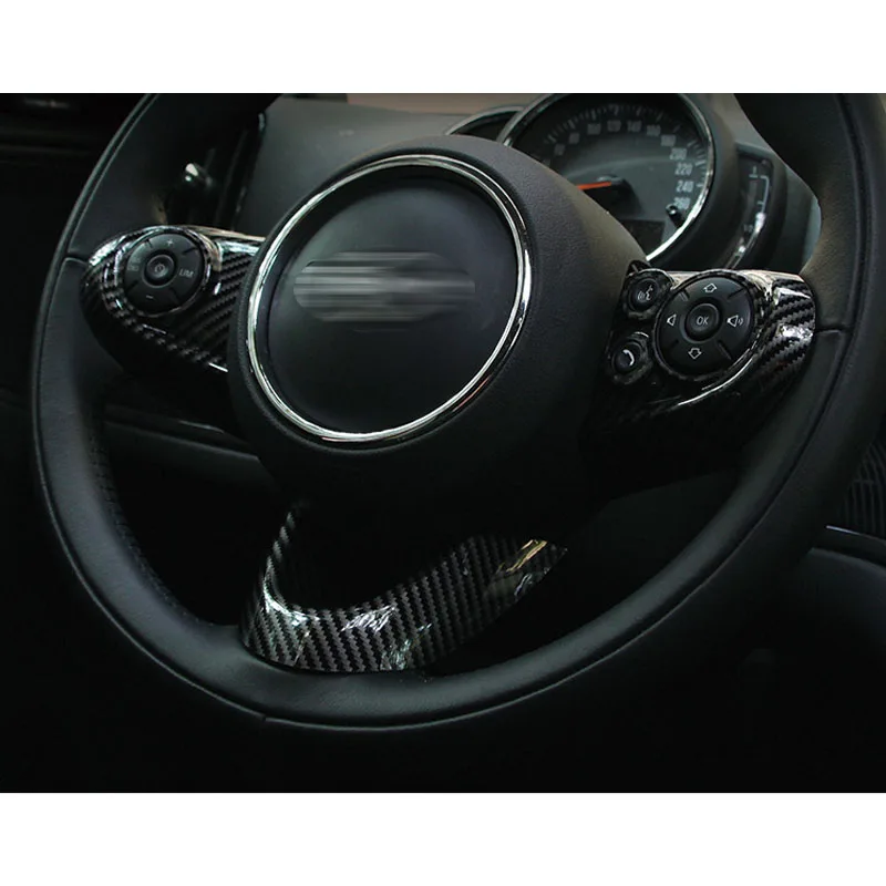 Car Carbon Style Steering Wheel Control Remote Control Buttons Cover Trim fit For Mini Cooper F55 F56
Car Carbon Style Steering Wheel Control Remote Control Buttons Cover Trim fit For Mini Cooper F55 F56