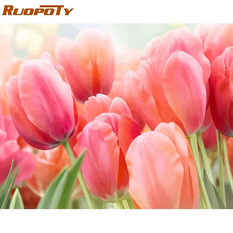 RUOPOTY Frame Tulip Flowers DIY Painting By Numbers Kit Modern Wall Art Picture Acrylic Paint By Numbers Canvas Painting For Art
RUOPOTY Frame Tulip Flowers DIY Painting By Numbers Kit Modern Wall Art Picture Acrylic Paint By Numbers Canvas Painting For Art