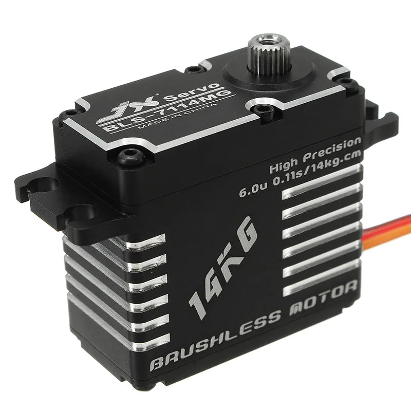 New Arrival JX BLS-7114MG 14KG High Precision Steel Gear Digital Brushless Servo For RC Robot Digital Brushless Standard Servo
New Arrival JX BLS-7114MG 14KG High Precision Steel Gear Digital Brushless Servo For RC Robot Digital Brushless Standard Servo