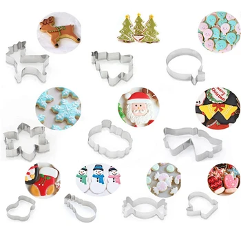 Snowflake Christmas Gingerbread Man Cookie Tools Cutter Mould Biscuit Press Icing Set Stamp Mold Stainless Steel Cake Decorating
Snowflake Christmas Gingerbread Man Cookie Tools Cutter Mould Biscuit Press Icing Set Stamp Mold Stainless Steel Cake Decorating