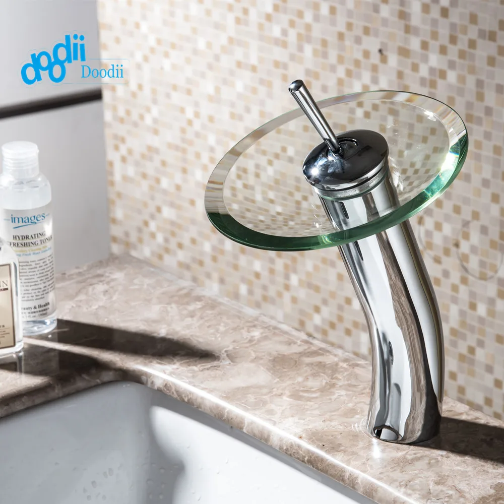 Doodii Stainless Steel circle waterfall Glass Bathroom Basin Mixer Tap Waterfall Faucet Sink Vessel Chrome Polished Finish
Doodii Stainless Steel circle waterfall Glass Bathroom Basin Mixer Tap Waterfall Faucet Sink Vessel Chrome Polished Finish