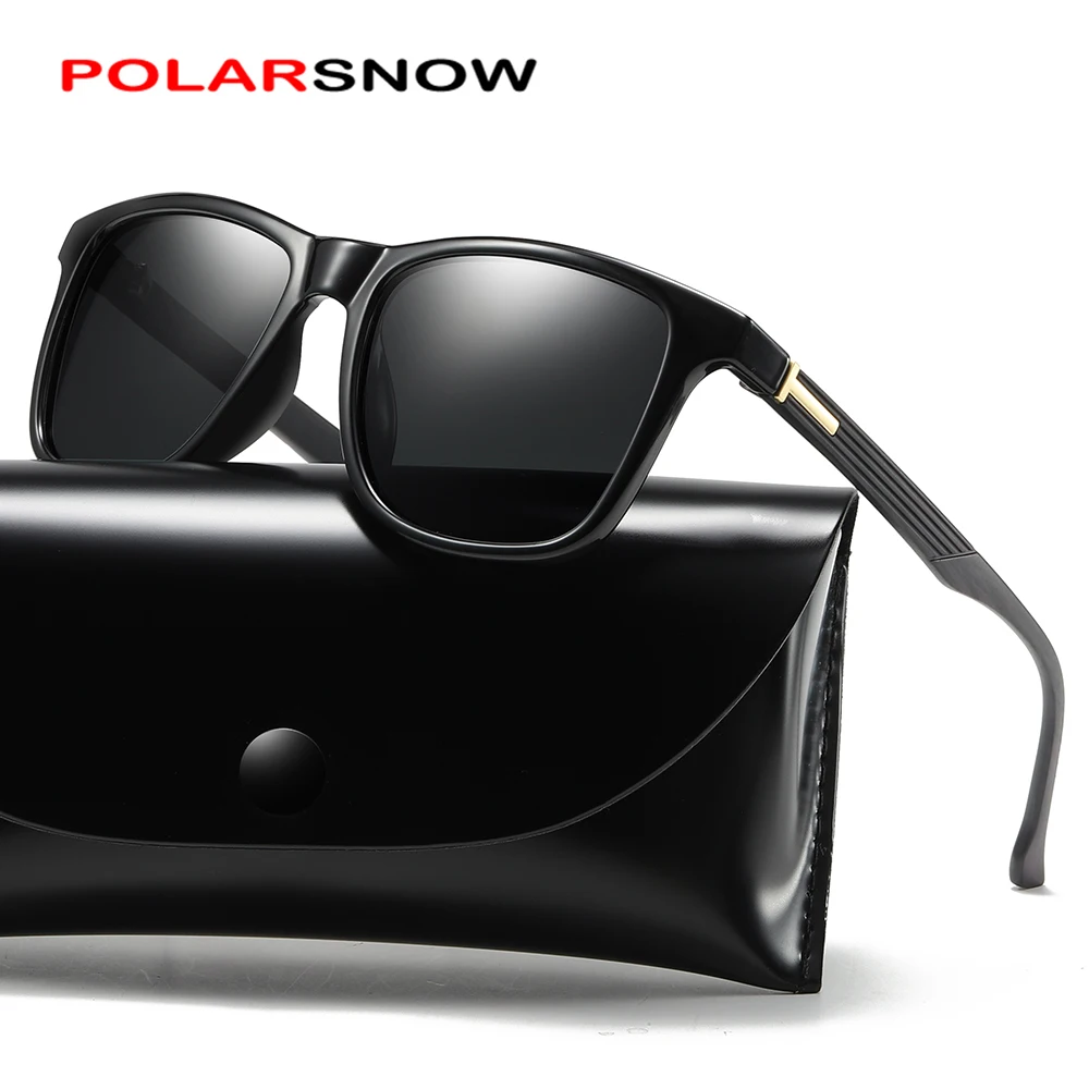 POLARSNOW Brand Classic Black Polarized Sunglasses Men Driving Sun Glasses for men Shades Fashion Male Eyewear
POLARSNOW Brand Classic Black Polarized Sunglasses Men Driving Sun Glasses for men Shades Fashion Male Eyewear