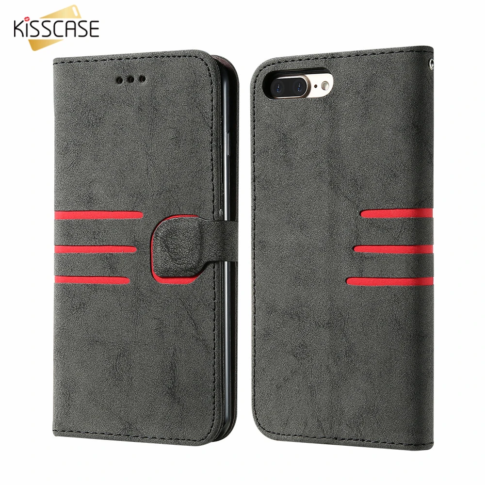 KISSCASE Matte Flip Leather Case For iPhone 6 6s Phone Case Card Wallet Holster Magnetic Buckle Covers For iPhone 7 8 Plus Case
KISSCASE Matte Flip Leather Case For iPhone 6 6s Phone Case Card Wallet Holster Magnetic Buckle Covers For iPhone 7 8 Plus Case